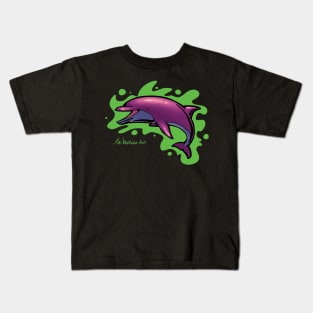 Rad Colorful Dolphin Kids T-Shirt